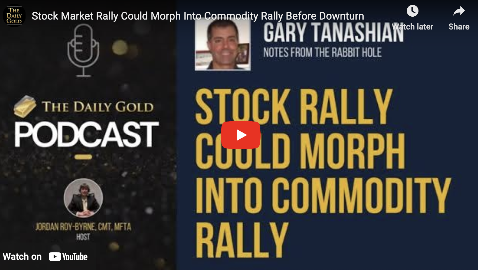 video on gold, stocks and more